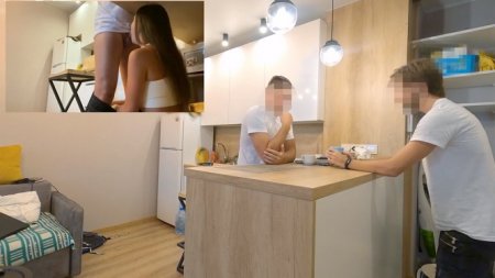 Парень даже не заметил что жена изменила с товарищем